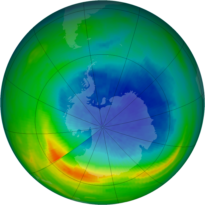 Ozone Map 1982-10-04